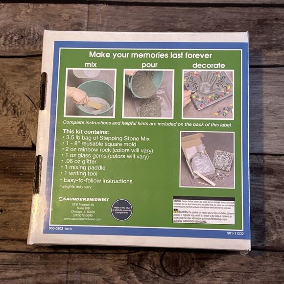 Milestones Kids Stepping Stone Kit 8" New - Picture 2 of 3